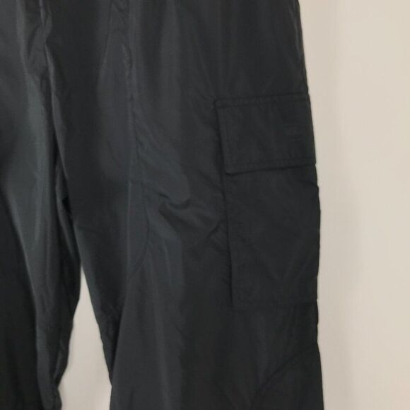 NEW Fabletics Cargo Parachute Pant Women's Plus XXL/1X Black Jogger Windbreaker - Picture 3 of 13